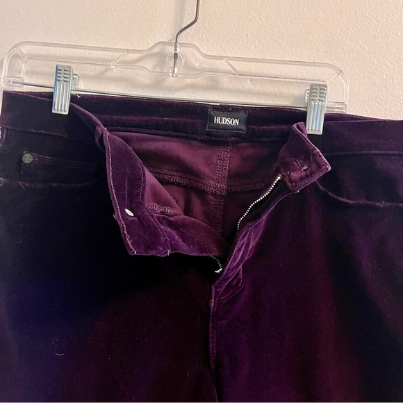 Hudson Purple Velvet Jeans - Picture 6 of 9